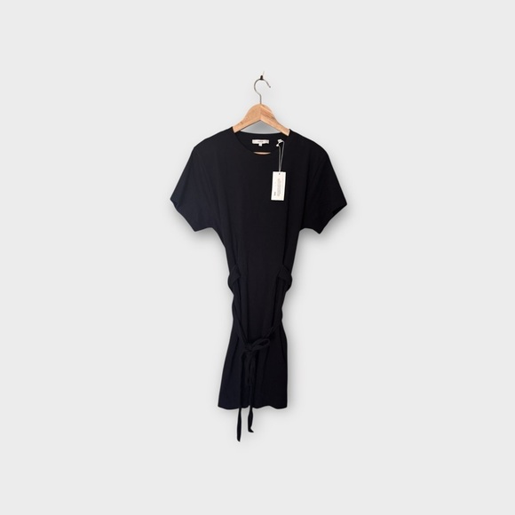 Vince Short Sleeve Tie Waist Dress - Picture 2 of 5